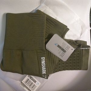 GYMSHARK Energy Seamless Khaki Leggings